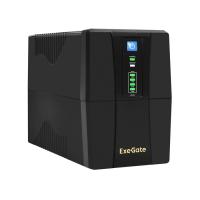 ��� ExeGate Power Back BNB-1000.LED.AVR.2SH.RJ.USB 1000VA/550W,LED, AVR, 2*Schuko, RJ45/11,USB, Black