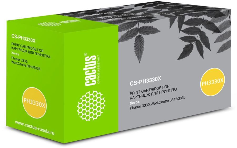 �������� Cactus CS-PH3330X Black ��� Phaser 3330/WC3335, ����: ������, ������: 15000 �������