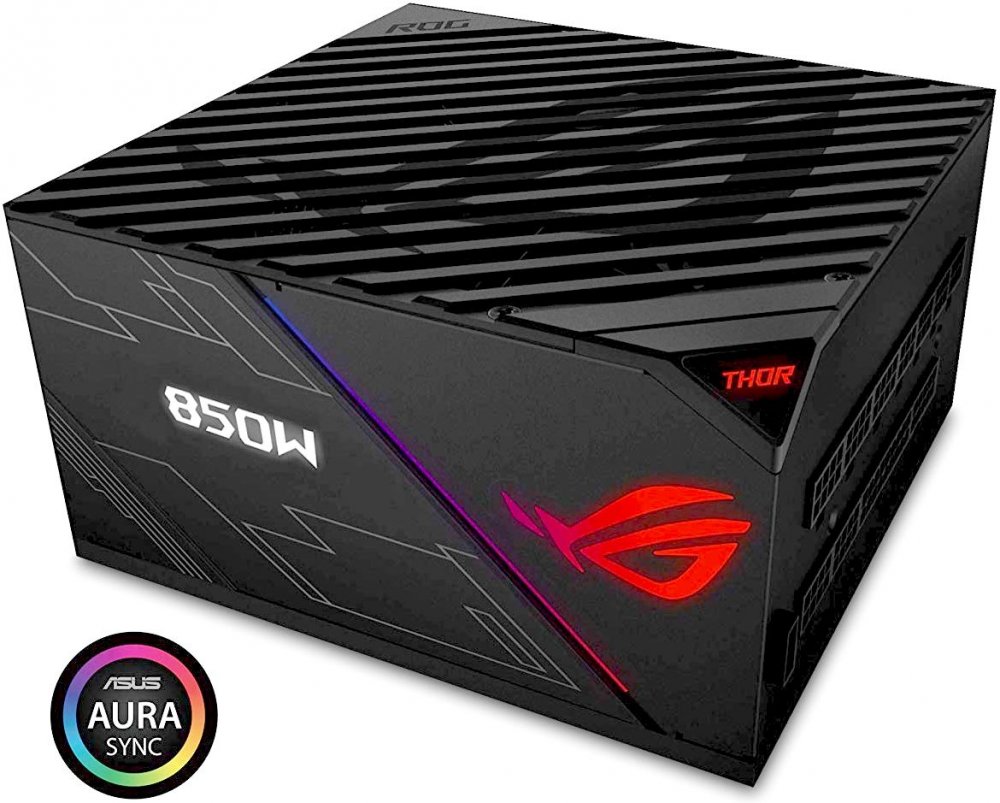 Блок питания 850. ASUS ROG Thor 850p. Блок питания ASUS ROG Thor. ASUS ROG Thor (ROG-Thor-850p). Блок питания ASUS ROG Thor 850p RGB OLED 850w.