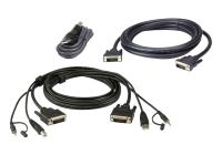 Комплект кабелей USB, DVI-D Dual Link, Dual Display ATEN 2L-7D03UDX5 для защищенного KVM-переключателя (3м) 