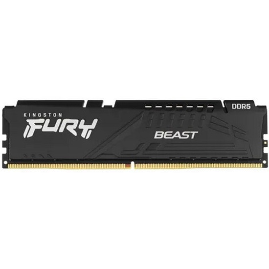 ����������� ������ 32Gb Kingston FURY Beast Black  DDR5, DIMM, PC48000, 6000Mhz, CL36, 1.35V (KF560C36BBE-32)