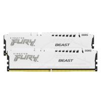 ������ 32GB (16GB x2) Kingston FURY Beast White , DDR5, DIMM, PC44800, 5600Mhz, XMP, CL40, (Kit of 2) (KF556C40BWK2-32) (retail)