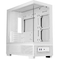 ������ XASTRA Q500M-0F White mATX/Aquarium/Screewless/no fans/ Q500M-0F-WH