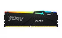  KINGSTON 16GB Kingston DDR5 5200 DIMM FURY Beast Black XMP Gaming Memory KF552C40BBA-16 Non-ECC, CL40, 1.25V, 1RX8 40-40-40 288-pin 16Gbit, RTL