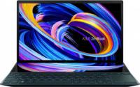 Ноутбук ASUS Zenbook Duo 14 UX482EAR-HY316X Intel Core i7-1195G7/16GB LPDDR4X/1TB SSD/14,0" Touch FHD IPS 1920X1080/ScreenPad+ (12.65" 1920 x 515)/Windows 11 Pro/1.6Kg/Celestial Blue/Stylus+Sleeve+Stand