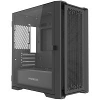 ������ Powercase ByteFlow Micro NF, Black,Tempered Glass, W/O fans, ������, mATX  (CAMBNF-F0)