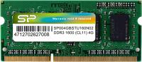 Оперативная память 4Gb Silicon Power SP004GBSTU160N02, DDR3, 1600MHz, PC3-12800, CL11, SO-DIMM, 204-pin, 1.5В, RTL 