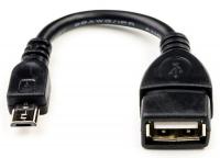 Кабель Atcom AT3792 USB(Af) <=> microUSB OTG, 0.1 m