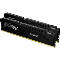 ����������� ������ 16Gb Kingston FURY Beast Black CL40 (KF552C40BBK2-16) DDR5, DIMM, PC41600, 5200Mhz, CL40 (Kit of 2) (retail)