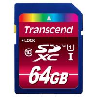   TRANSCEND SDXC 64GB Class 10 UHS-I (TS64GSDXC10U1)