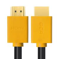Кабель GREENCONNECT GCR-HM440-3.0m  3.0m HDMI версия 1.4, черный, желтые коннекторы, OD7.3mm, 30/30 AWG, позолоченные контакты, Ethernet 10.2 Гбит/с, 3D, 4K , экран