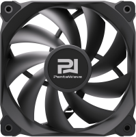���������� PentaWave PF-K12B PWM / 120mm 4 pin Magnetic FDB 500-1850rpm 83CFM 29.7dBA/ Black