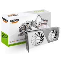  INNO3D RTX4070 TWIN X2 OC  WHITE 12GB GDDR6X 192-bit DPx3 HDMI 2FAN RTL 