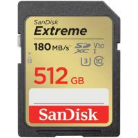   512Gb SanDisk Extreme SDXC Class 10 UHS-I U3 V30 (180/130 MB/s)