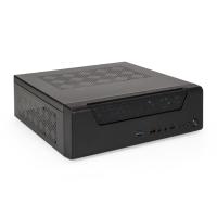 Корпус Desktop ExeGate FL-102-TPS450 (mini-ITX, БП TPS450 с вент. 8 см, 2хUSB + 1хUSB3.0, аудио, черный)