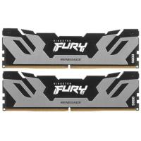 ����������� ������ 64Gb (2x16Gb) Kingston FURY Renegade Silver, DDR5, DIMM, 6400Mhz, PC-51200, XMP, CL32, 1.4V (KF564C32RSK2-64)