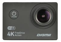 Видеорегистратор Digma FreeDrive Action 4K WiFi черный 