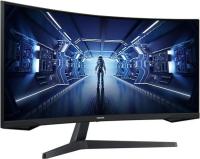 ������� Samsung 34" Odyssey G5 C34G55TWWI 3440x1440 VA LED 165�� 4ms FreeSync Premium HDMI DisplayPort