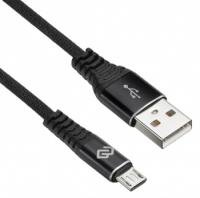 Кабель Digma USB A (m) micro USB B (m) 3м черный, круглый (1080382)
