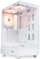 ������ �� ��� ����� ������� HSPD F510, Panoramic Mid Tower, White, F510-TGWH-ARGB