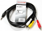  Telecom 3.5 Jack (M) - 3xRCA, 2 (TAV4545-2M)