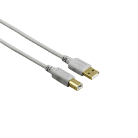 USB-кабель Hama H-200903 (00200903) ver2.0 USB A(f) USB B(f) 1.5м серый