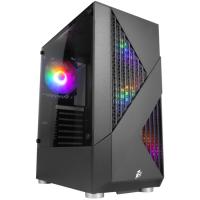 ������ 1STPLAYER FIREROSE F3-A Black / ATX, TG / 4x120mm LED fans inc. / F3-A-BK-4F1