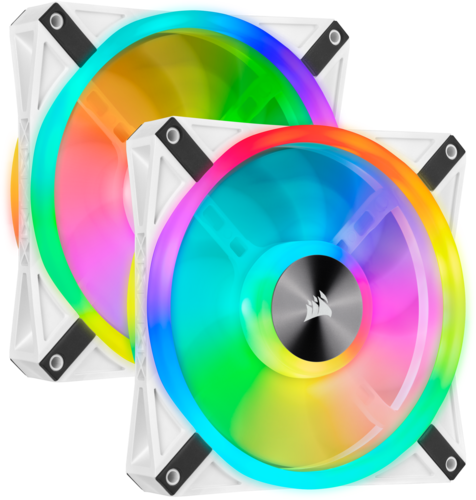    Corsair iCUE QL140 RGB White Dual Pack (CO-9050106-WW)
