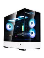 ������ ZALMAN P30 BW, MATX, BLACK/WHITE, WINDOW, 2x3.5", 3x2.5", 1xUSB TYPE-C, 1xUSB3.0, SIDE 2x120mm ARGB, REAR 1x120mm ARGB