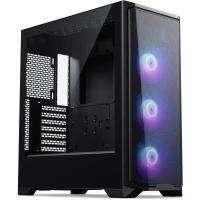 ������ PHANTEKS Eclipse G370A, Black, 3x120mm ARGB Fan, ������� ������ Tempered Glass, Mid-Tower / PH-EC370GA_DBK01