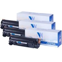 ����� NVP NV-CE278A-SET3 ��� HP LaserJet Pro P1566/ P1606dn/ M1536dnf (2100k) (3 ��)