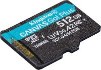   microSDXC 512GB Kingston SDCG4/512GBSP Canvas Go! Plus V30 A2 w/o adapter