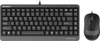 Клавиатура + мышь A4Tech Fstyler F1110 клав:черный/серый мышь:черный/серый USB Multimedia (F1110 GREY)