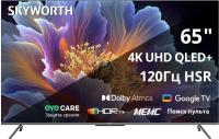 ��������� QLED Skyworth 65" 65Q66H 4K Ultra HD 60Hz Google TV WiFi Smart TV ������/�����������