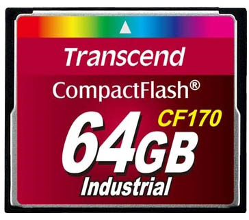   64Gb Compact Flash Transcend (TS64GCF170)