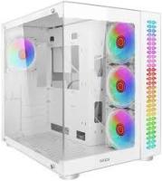  Ginzzu V590 RGB ,  CRC10, 4* 12RW6 FAN 12CM RGB,   1*USB 3.0,1*USB 2.0, AU  AT