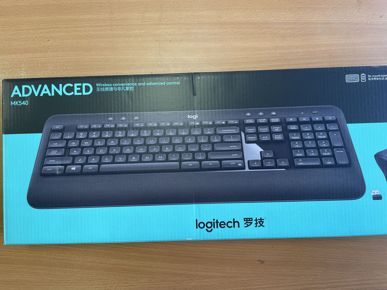 : + Logitech MK540 Advanced Black (920-008691)