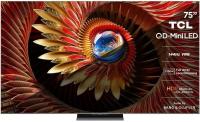 ���������  75" TCL 75C8K QD-Mini LED QLED, 4K Ultra HD, ������, ����� ��, Google TV