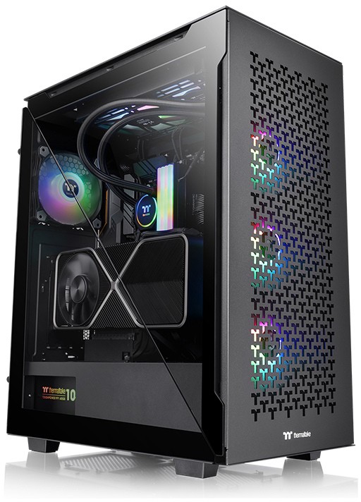  Thermaltake Divider 500 TG Air Black ATX, mATX, Mini-ITX, Midi-Tower,  ,  , 2xUSB 3.0, USB Type-C, Audio CA-1T4-00M1WN-02