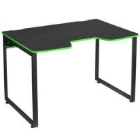 Игровой стол  WARP Xt чёрно-зелёный (XT1-GR, сталь, ЛДСП, 100 х 60 х 70, кабель-менеджмент)