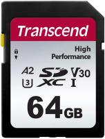 ���� ����� SDXC 64Gb Class10 V30 Transcend TS64GSDC340S w/o adapter