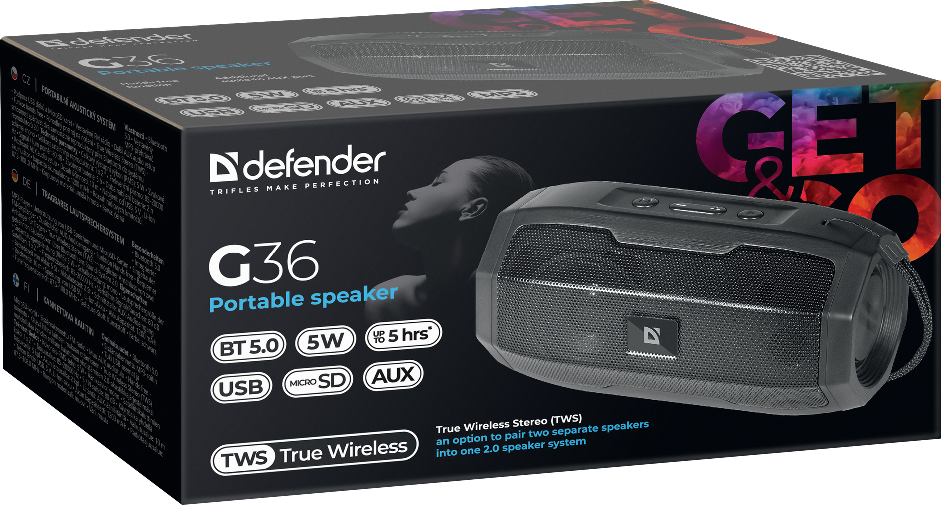 Радио defender. Колонка Дефендер g36. Портативная акустика Defender g36. Defender g36 65036. Портативная колонка Defender g36 5вт, Bluetooth, fm/USB/TF/aux (1/60).