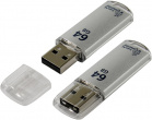 USB Flash  64Gb SmartBuy V-Cut Silver (SB64GBVC-S)