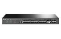 Tp-link TL-SG3428XF JetStream ����������� ���������� ������ 2+ �� 20 ���������� ������ SFP, 4 ����� SFP+ 10 ����/� � 4 ��������������� ����� SFP/RJ45