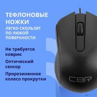 CBR CM 123 Black USB,  ., ., 1000dpi, 3 ., 1,5 