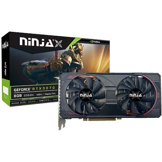 ���������� Ninja (Sinotex) nVidia RTX 3070 1500 8192 14000 256 RTL [NF307FG86F] Ninja RTX3070 8GB GDDR6 256-bit HDMI DPx3