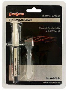 Термопаста Exegate ETS-6WMK Silver (8 гр.)