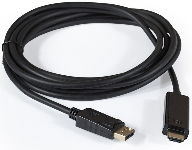  DisplayPort (M) - HDMI (M), 1.8, Exegate EX-CC-DP-HDMI-1.8