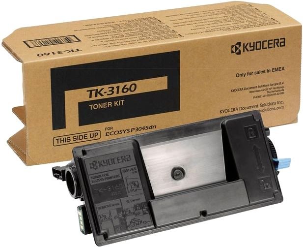 �������� �������� Kyocera TK-3160 ������ (12500���.) ��� Kyocera P3045dn/P3050dn/P3055dn/P3060dn