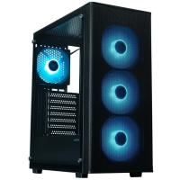 ������ XASTRA  A300 4ARGB  Black ATX/Mesh/ full-size TG / 4x120mm FC120 ARGB PWM fans/ A300-4FC12A